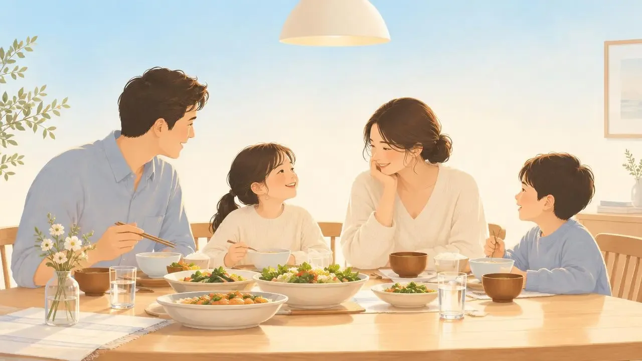 回家吃饭 - 漫改短剧 短剧《回家吃饭》横版海报