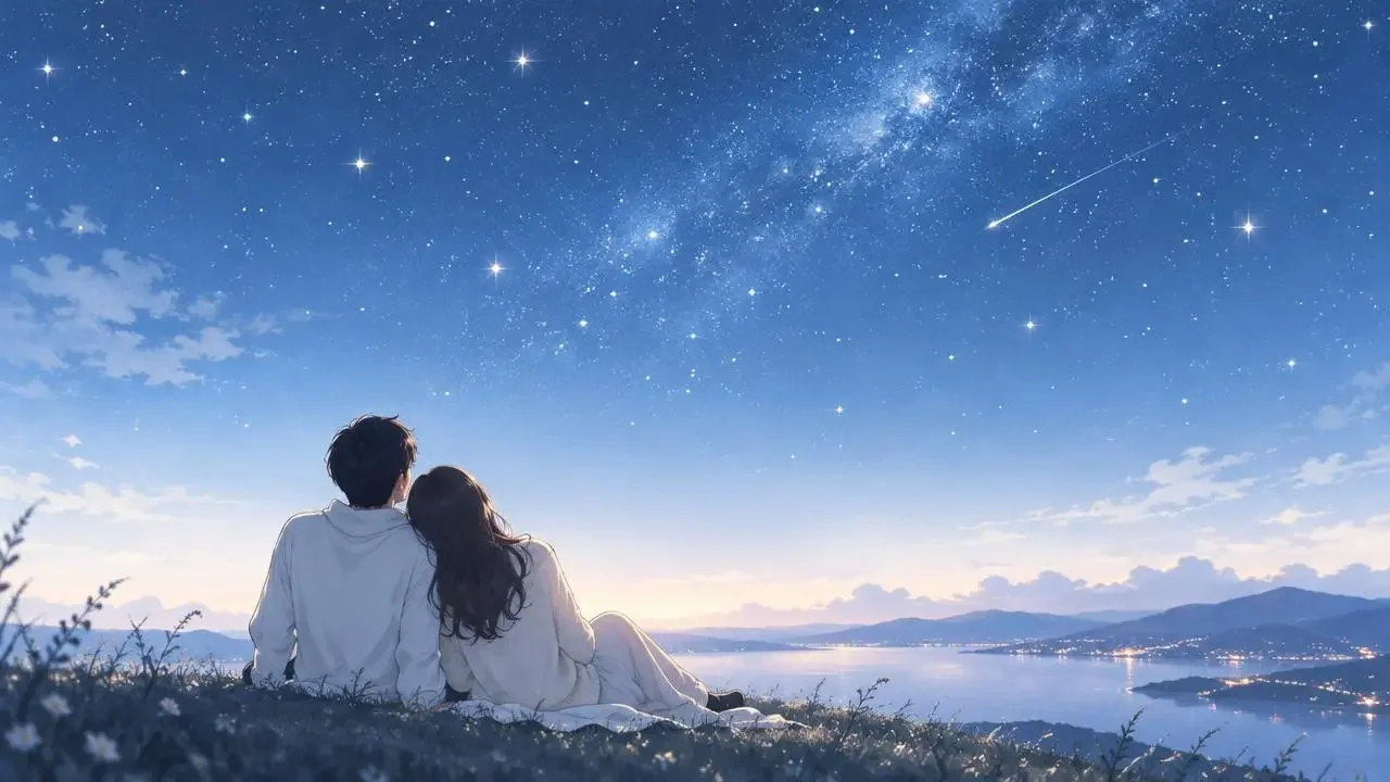星野告白 - 漫改短剧 短剧《星野告白》横版海报